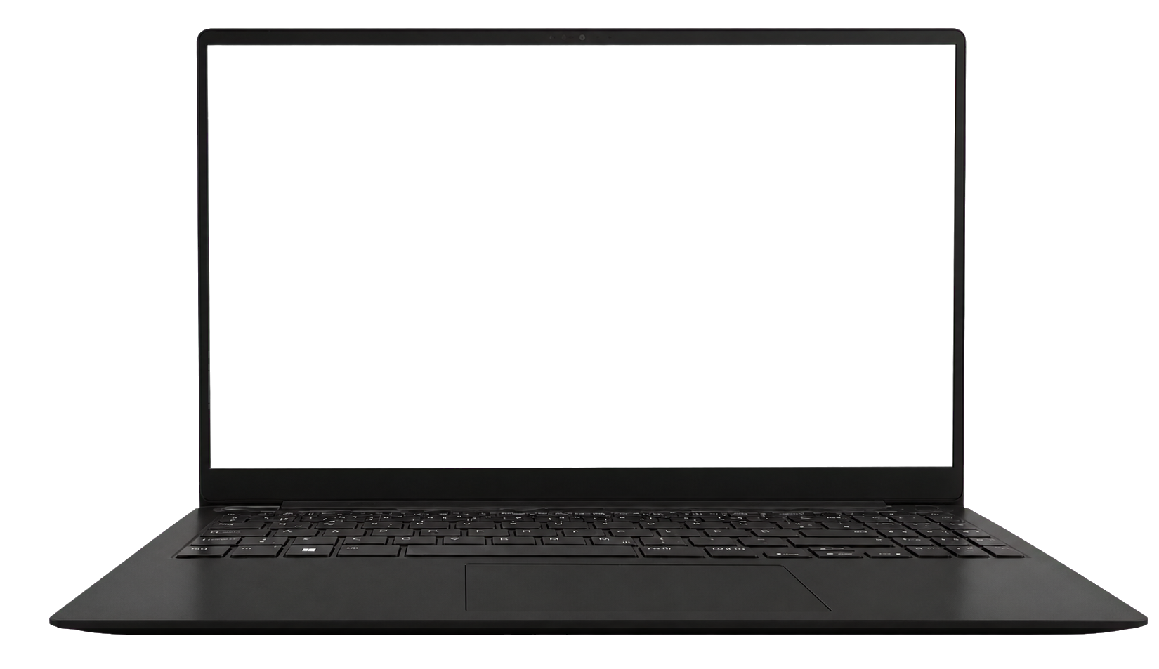 Lenovo-style business laptop showing the SyncroBot route planning interface